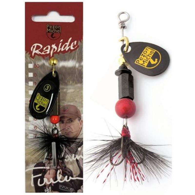 Pezon & Michel - Cuiller Rapide Spinner With Fly №4