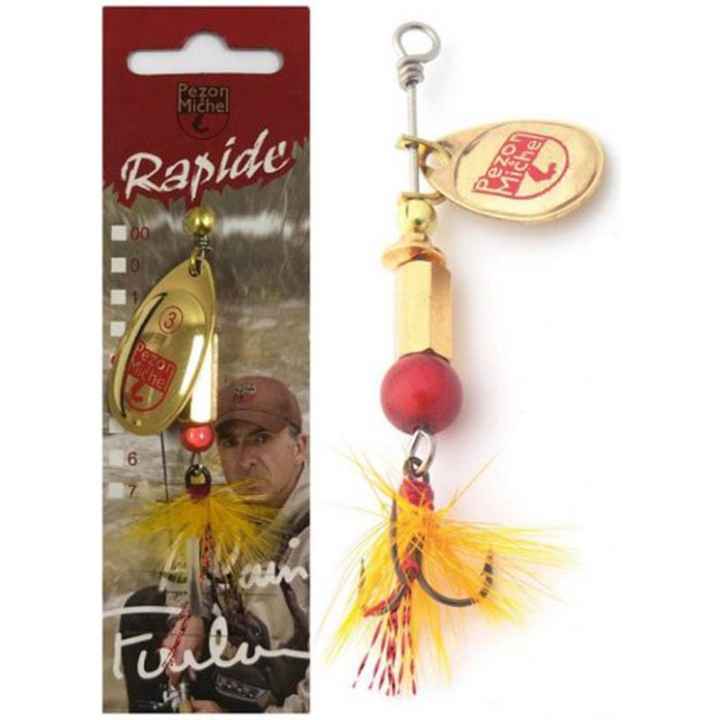 Pezon & Michel - Cuiller Rapide Spinner With Fly №4