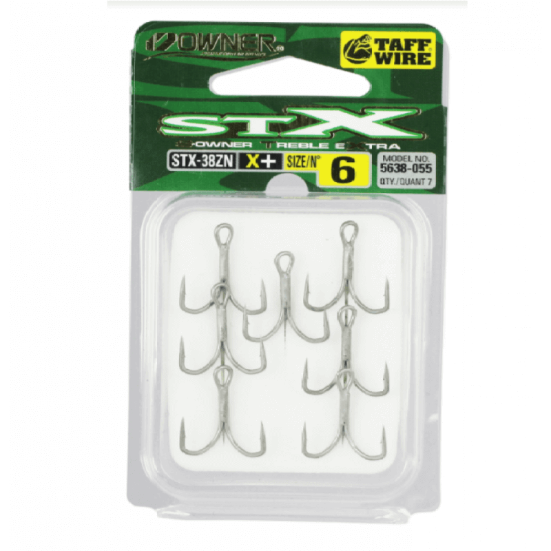 Treble Hooks Owner STX-38 ZIN 4