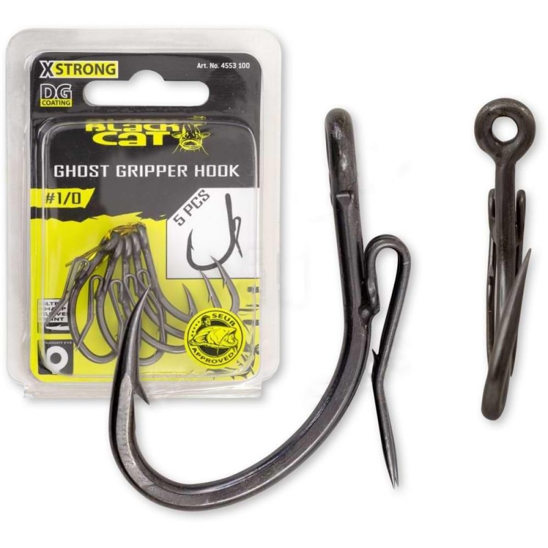 BLACK CAT Ghost Gripper Hook DG Coating 5pcs