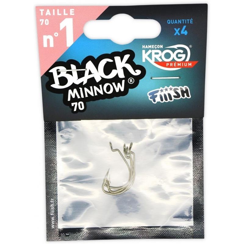 Fiiish Black Minnow Hooks VMC Krog Premium