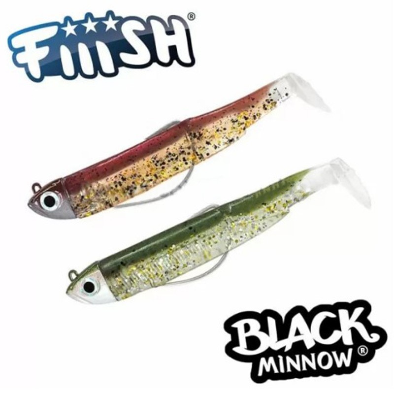 Fiiish Black Minnow No1 - 7cm 3g Double Combo