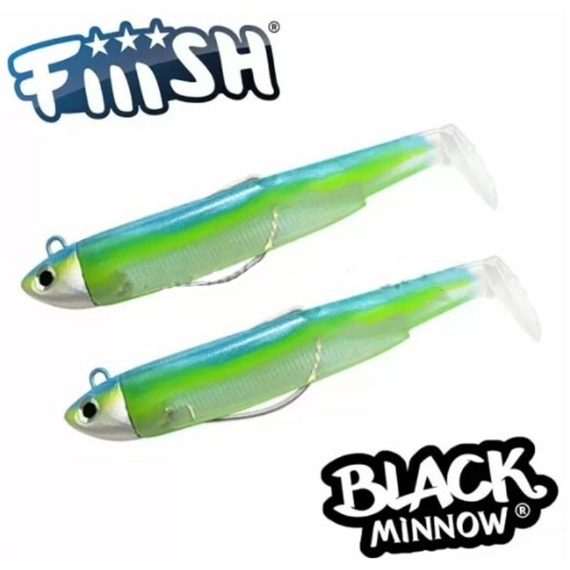 Fiiish Black Minnow NO2 - 9cm 8g Double Combo