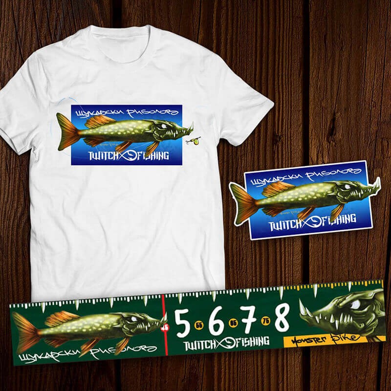 Комплект Тениска Agressive Pike + Метър Agressive Pike + Подарък Стик