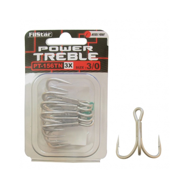 Filstar Power Treble Hooks 2/0