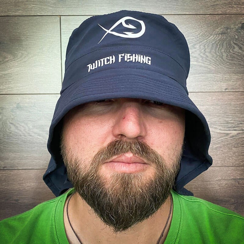 Twitch Fishing Hat - Logo/Blue