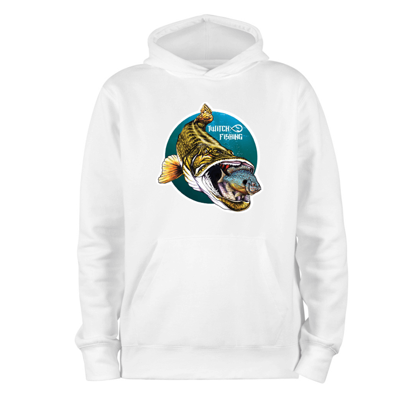 Hoodie PIKE EATS A SUNFISH