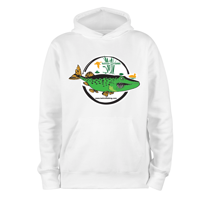 Hoodie PIKE EATS A DUCK