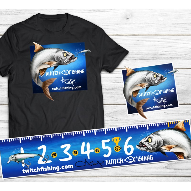 Combo T-shirt Agressive Pike + Метър Agressive Pike + Подарък Стикер