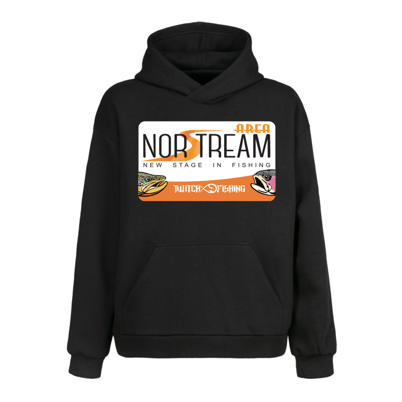 Hoodie AREA NORSTREAM WITH TROUTS