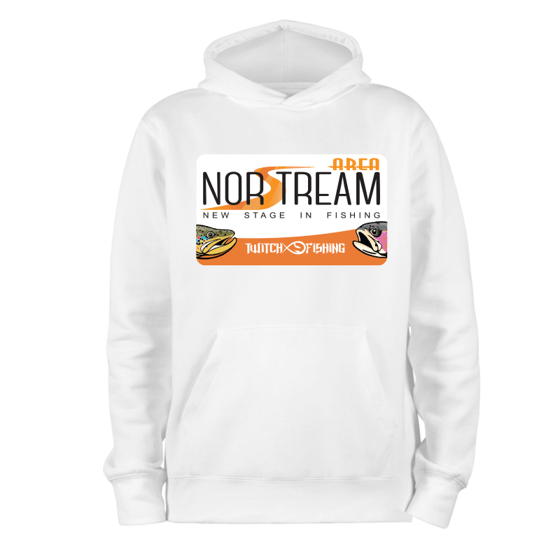 Hoodie AREA NORSTREAM WITH TROUTS