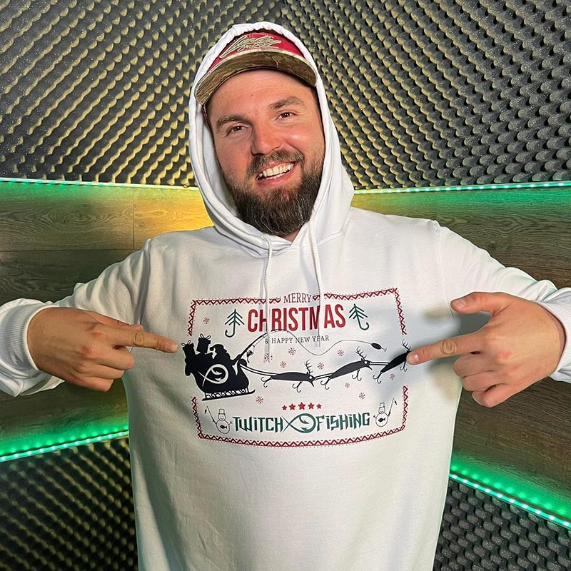 Hoodie Merry Twitch Fishing Christmas