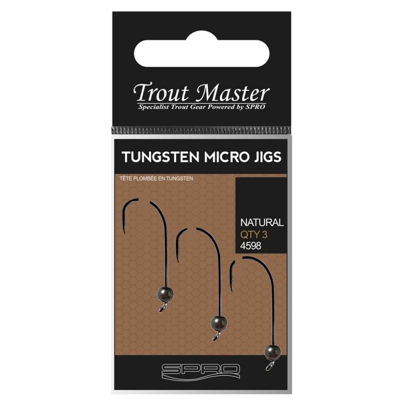 TROUT MASTER - Tungsten Micro Jigs - Natural