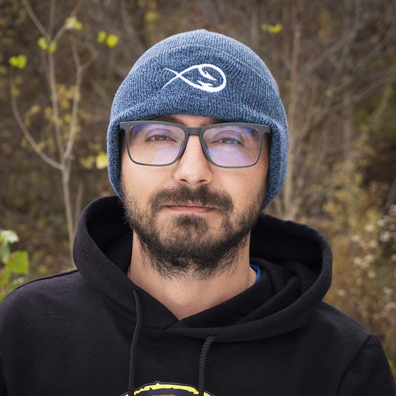 Twitch Fishing Hat Logo - Aquamarine Blue