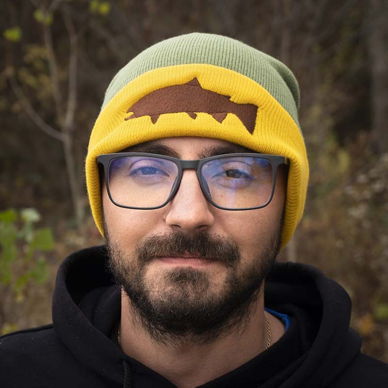 Twitch Fishing Hat Trout - Light Green & Yellow