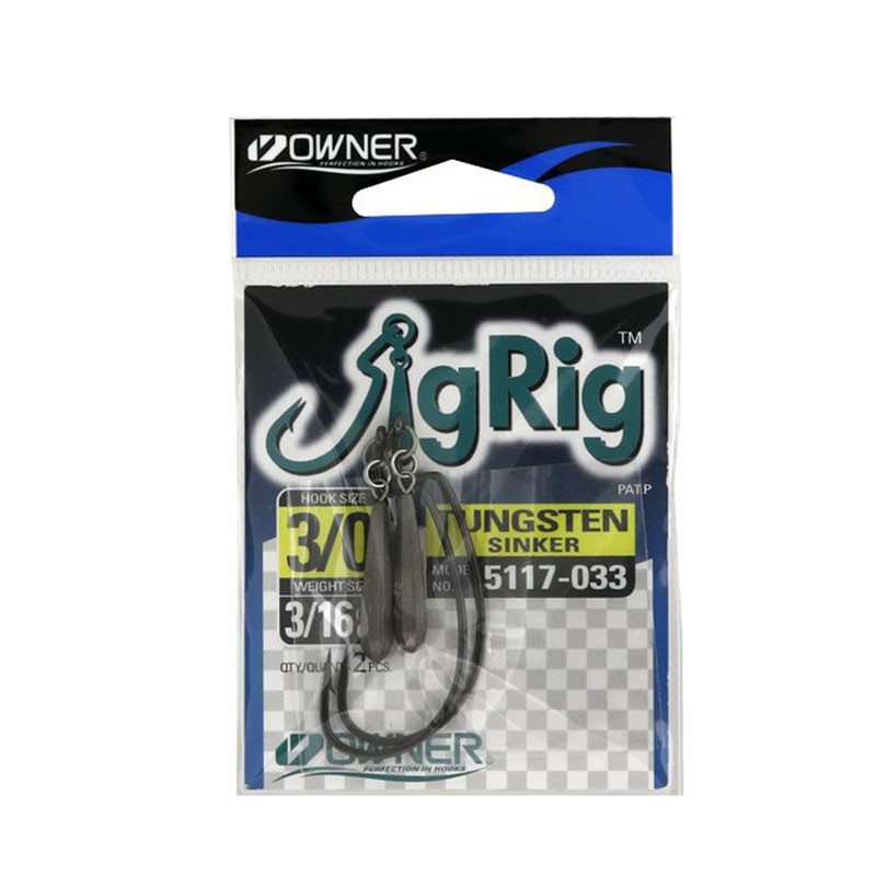 Owner JIG RIG TUNGSTEN SINKER - 5117 - 5.3g
