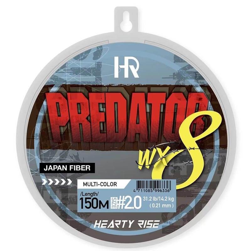 HEARTY RISE PREDATOR WX8 BRAID 150M - YELLOW