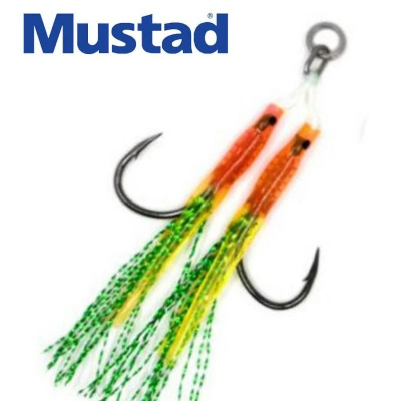 Mustad Micro Worm Double Jigging Assist Rig J-ASSIST6