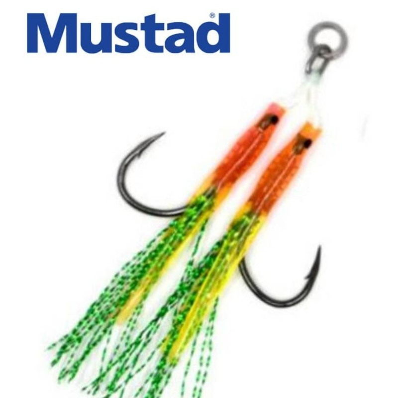 Mustad Micro Worm Double Jigging Assist Rig J-ASSIST6