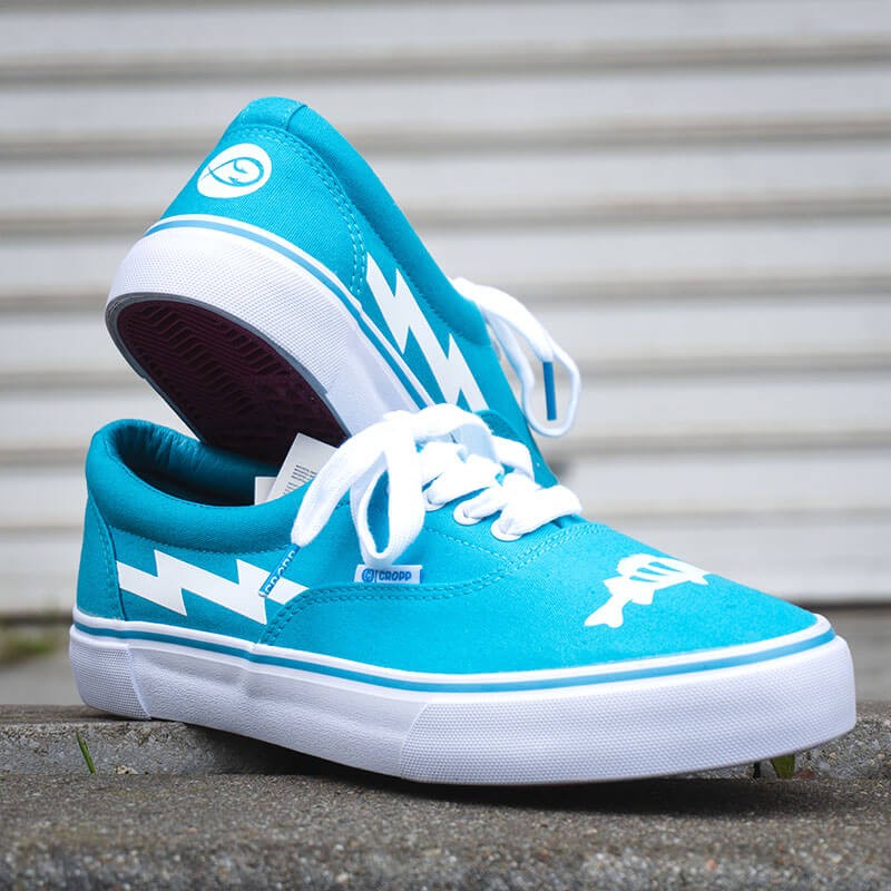 Twitch Fishing Limited Sneakers - Light Blule Perch Logo
