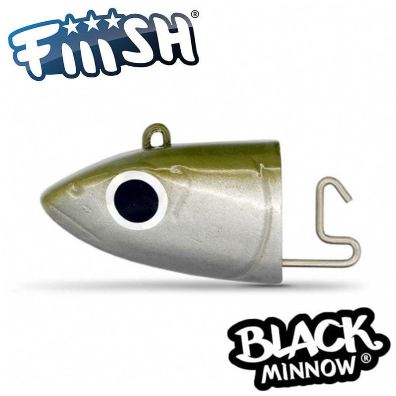 Fiiish Black Minnow No2.5 Jig Head 16g Off Shore