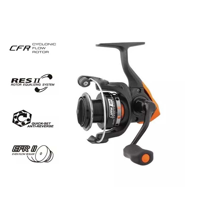 Okuma Jaw-20 FD 3+1bb Spinnrolle Frontbremsrolle Sp Produktbild-Vorschau 2