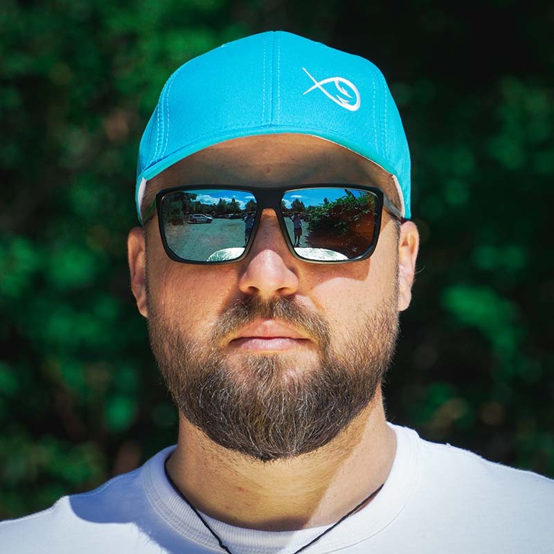HAT TWITCH FISHING NEW BLUE