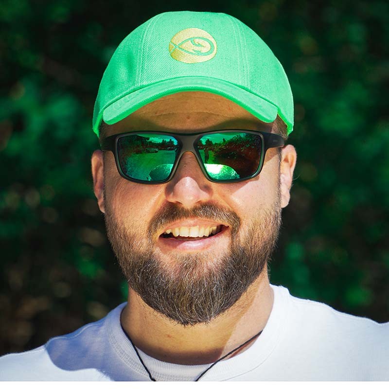 Twitch Fishing Hat - TF Logo - Green
