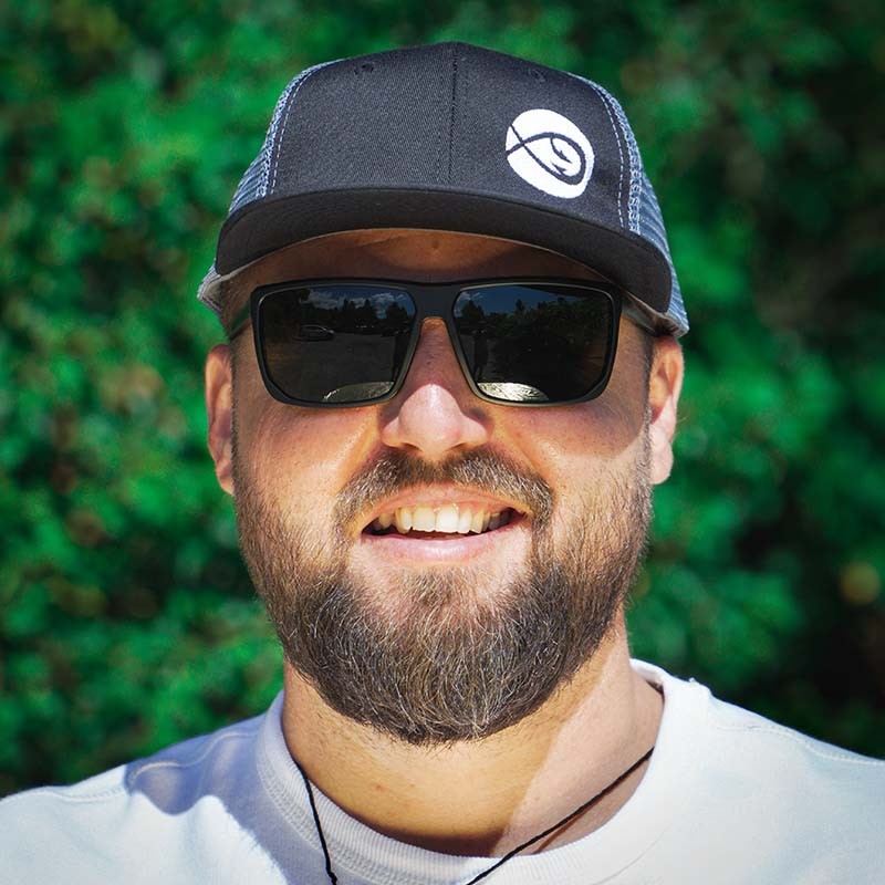 Twitch Fishing Hat - TF Logo - Black with Net