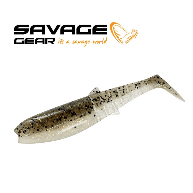 SG Cannibal Shad 20cm 80g Olive Hot Orange 1Pcs