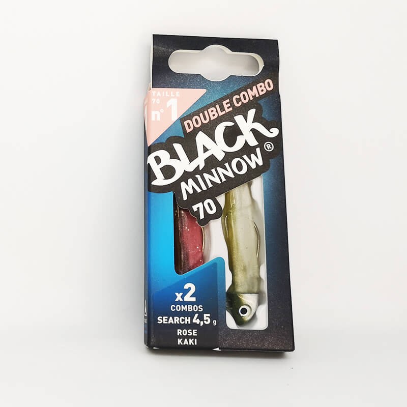 Fiiish Black Minnow No1 Double Combo - 7 cm, 4.5g Pink/Kaki