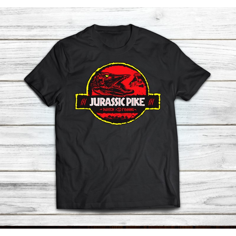 Рибарска тениска Jurassic Pike + Подарък стикер