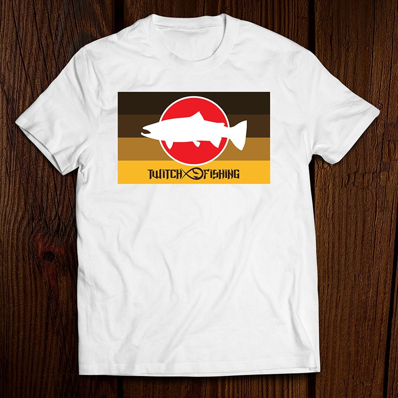 T-SHIRT TROUT FLAG
