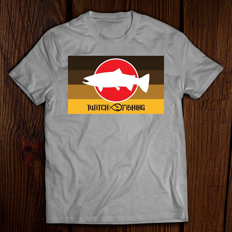 T-SHIRT TROUT FLAG